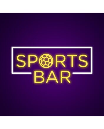Cool Sports Bar Neon Sign Attract customers to your sports bar