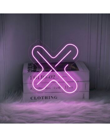 &#39;Cross&#39; neon sign