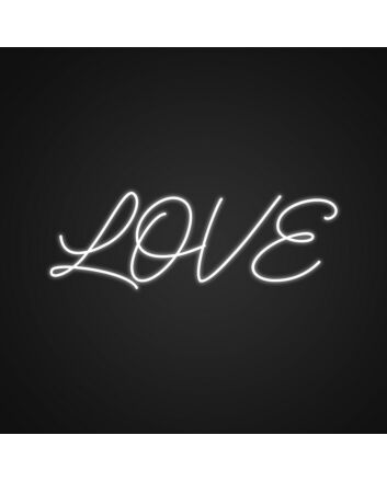 Cute Love Custom Neon Sign v2 Perfect for romantic settings