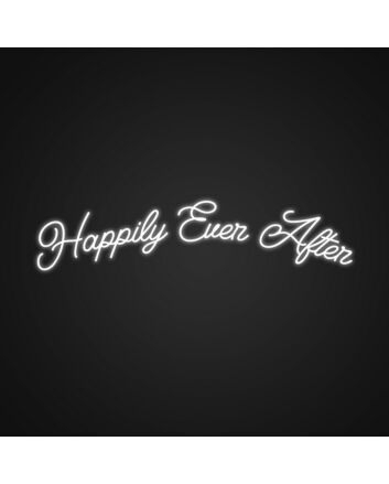 Happily Ever After Neon Sign Ideal for weddings and romantic events