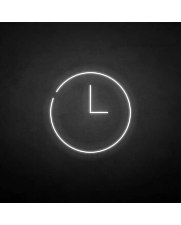 &#39;Time&#39; neon sign