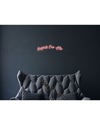Happily Ever After Custom Neon Sign v2 Make weddings and romantic events unforgettable