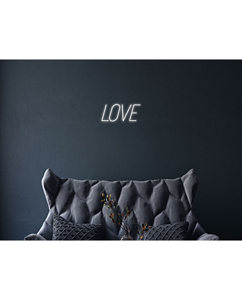 Minimalist Love Custom Neon Sign v2 Add a simple yet romantic touch