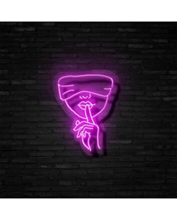Shh Neon Sign Add a touch of mystery and quiet