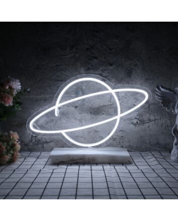 Planet Neon Sign Add a celestial and dreamy touch