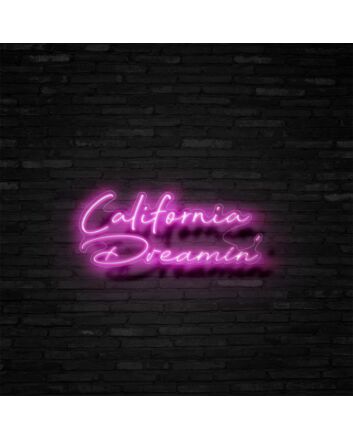California Dreamin Neon Sign Perfect for beach and California-themed decor
