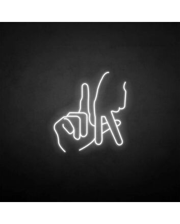 &#39;Gesture&#39; neon sign