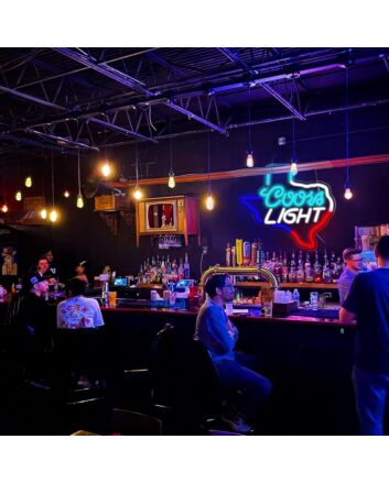 Full Color Gorgeous Light Bar Neon Sign Bedroom Decor