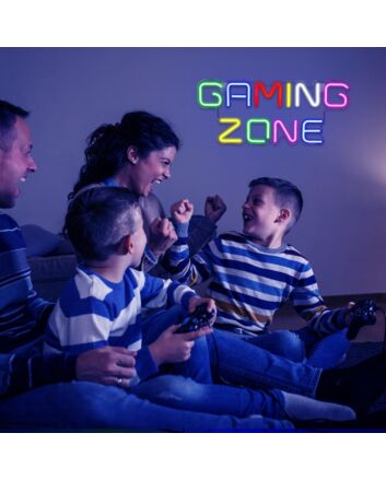 Gaming Zone Neon Sign Perfect for Game Rooms