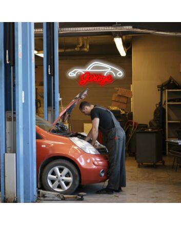 Garage Car Neon Sign Man Cave Garage