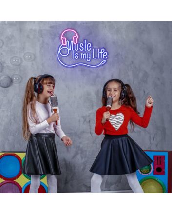 Music Is My Life KTV Neon Sign Music Lover