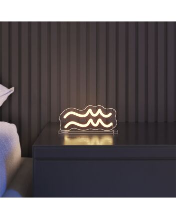 Brighten Up Bars, Weddings, and Home Spaces with the Aquarius LED Neon Sign.