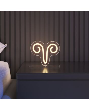 Brighten Up Your Bar, Office, or Wedding Venue with the Versatile Aries LED Neon Sign.