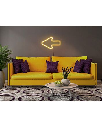Brighten Your Space: Arrow LED Neon Light for Home Decor, Office, Store, Bar, and Weddings.