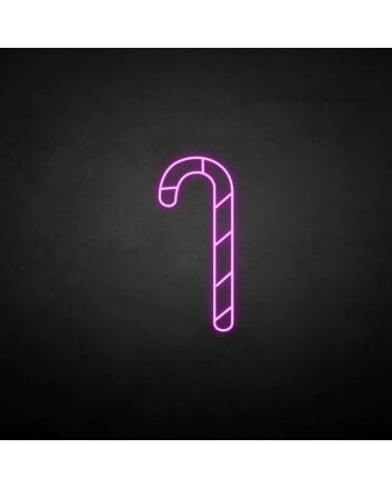 Marry Christmas Candy Cane Neon Sign