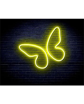 Transform Your Space: Butterfly Girl Room LED Neon Sign Ideal for Home Decor, Trendy Office Vibes, and Chic Party Themes.