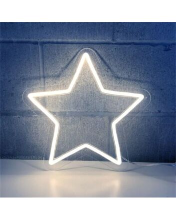 Brighten Festive Celebrations and Storefronts with the Christmas Star LED Neon Sign.