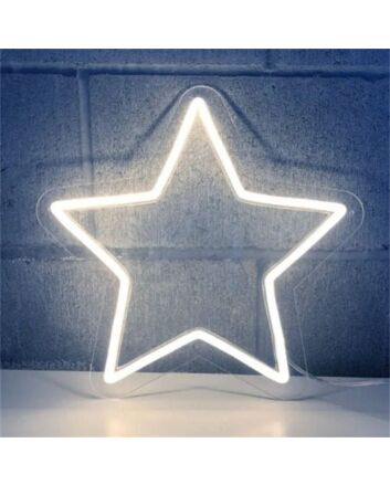 Brighten Festive Celebrations and Storefronts with the Christmas Star LED Neon Sign.