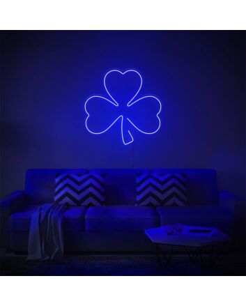 Brighten Your Space: Clover LED Neon Sign for Office, Bar, and Wedding Ambiance.