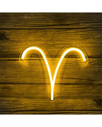 Brighten Your Space: Constellation Aries LED Neon Sign for Home Decor, Bars, and Celebrations