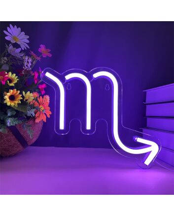 Brighten Up Your Space: Constellation Scorpio LED Neon Sign for Perfect Ambiance in Home, Office, or Bar.
