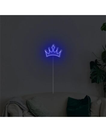 Brighten Up Your Space: Crown LED Sign Neon Sign for Bars, Events, and Chic Home Decor