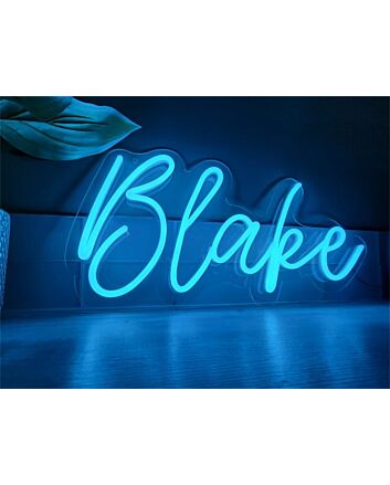 Brighten Your Special Occasions: Custom Name Blake LED Neon Sign for Weddings, Parties, and Home Décor