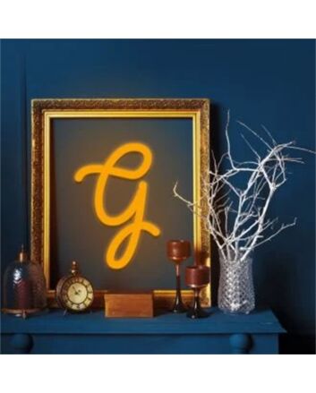 Brighten Your Special Celebrations and Spaces: Customized LED Neon Light Letter G Birthday LED Neon Sign for Weddings, Birthdays, and Stylish Home Décor