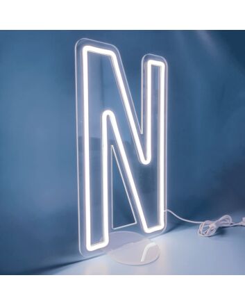 Elevate Your Office, Bar, or Storefront Ambiance with the Customized LED Neon Light Letter N LED Neon Sign