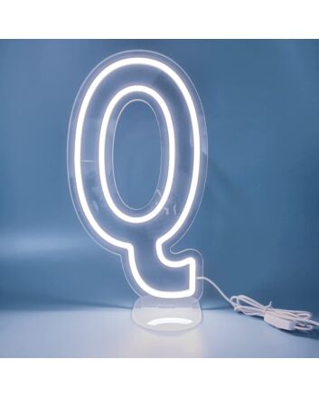Brighten Your Birthday Bash and Add a Personal Touch to Home Decor with the Customized LED Neon Light Letter Q Neon Sign