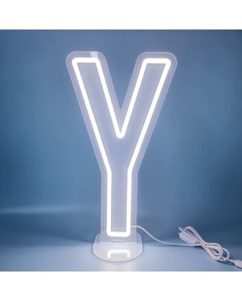 Brighten Your Special Events and Spaces with the Customized LED Neon Light Letter Y – Perfect for Birthdays, Weddings, and Trendy Home Decor.