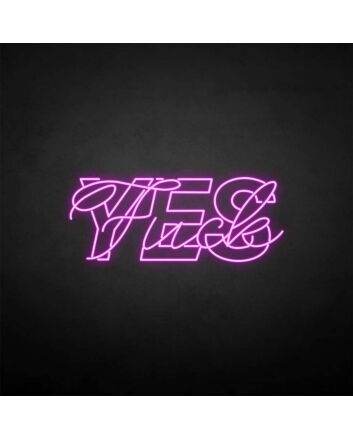 YES-fxxk&#39; neon sign