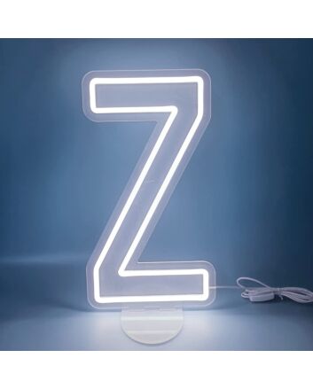 Brighten Up Your Bar, Office, or Wedding with a Customized LED Neon Light Letter Z LED Neon Sign.