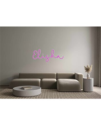Elevate Your Events: Customized LED Neon Light Name Eligha Birthday LED Neon Sign for Weddings, Birthdays, and Home Decor.
