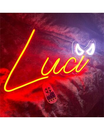 Brighten Up Your Celebrations: Customized LED Neon Light Name Luci Birthday LED Neon Sign for Weddings, Birthdays, and Bar Decorations.