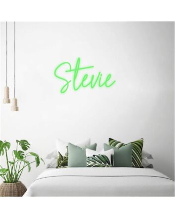 Elevate Your Celebration: Customized LED Neon Light Name Steve for Birthdays, Weddings, and Trendy Home Decors.