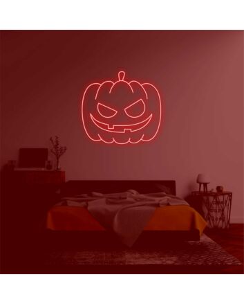Pumpkin Head&#39; neon sign