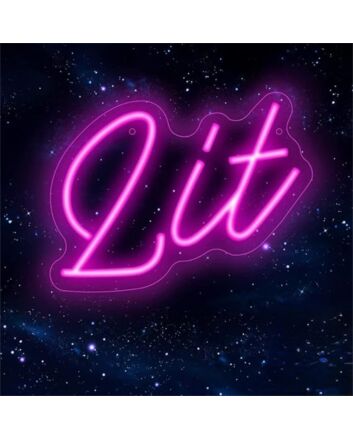 Brighten Up Your Space: From Home Décor to Weddings, Enhance Any Occasion with the Customized Lit LED Neon Sign.