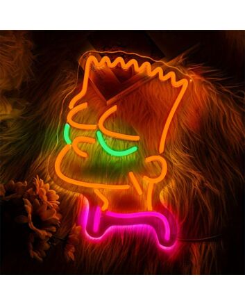 Brighten Your Space: Cute Anime Handmade LED Neon Sign Perfect for Home Decor, Office Ambiance, and Vibrant Party Settings.