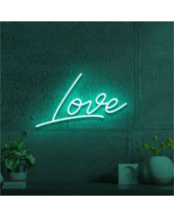 Brighten Your Wedding, Home, and Romantic Dinners with the Cute Love LED Neon Sign.
