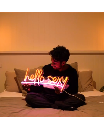 hello sexy neon sign