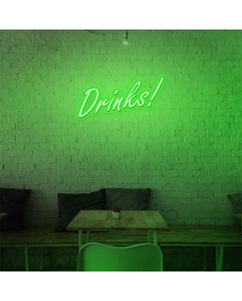 Brighten Up Your Bar, Cafe, or Man Cave with Our Vibrant Drinks LED Neon Sign