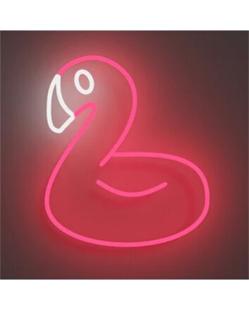 Enhance Your Space: Flamingo Balloon LED Neon Sign, Perfect for Home Decor, Bars, Weddings, and Vibrant Parties.