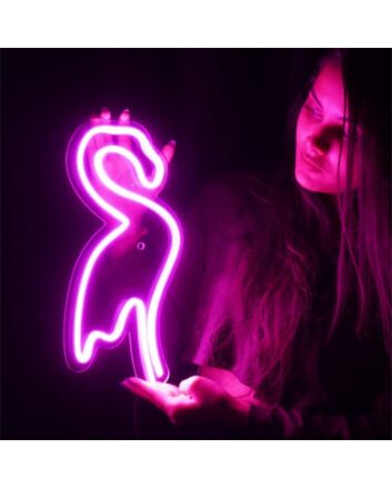 Brighten Up Your Space: Flamingo LED Neon Sign for Bar, Home Décor, and Special Celebrations