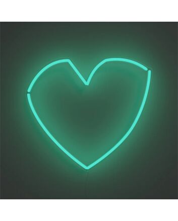 Brighten Your Space: Geometric Heart LED Neon Sign for Home Decor, Office Ambiance, and Vibrant Parties