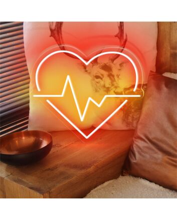 Bring romance and cool vibes to your bedroom, bar, or event with the Heart and Wave LED Neon Sign.