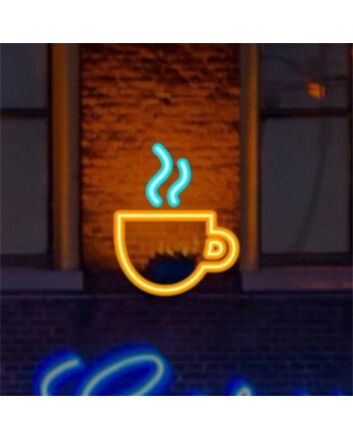 Brighten Up Your Cafe or Kitchen: Hot Coffee LED Neon Sign Perfect for Creating a Warm, Inviting Atmosphere