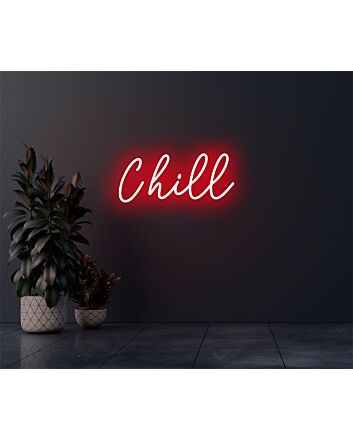 Brighten Up Your Home, Office, or Bar Ambiance with the Versatile LED Chill Neon Sign.