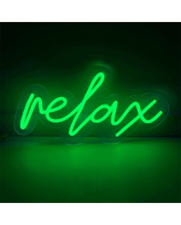Brighten Your Space: Perfect for Home Decor, Office Ambiance, and Bar Settings with LED Relax LED Neon Sign.