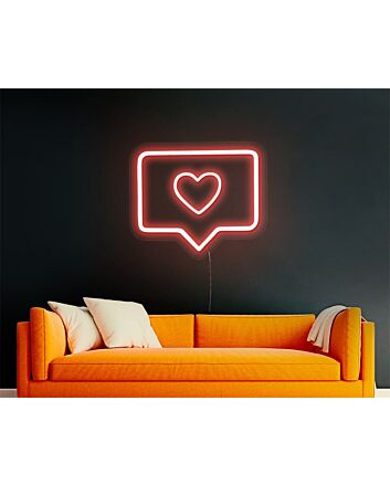 Elevate Your Home, Office, and Social Gatherings with the Like Instagram LED Neon Sign.